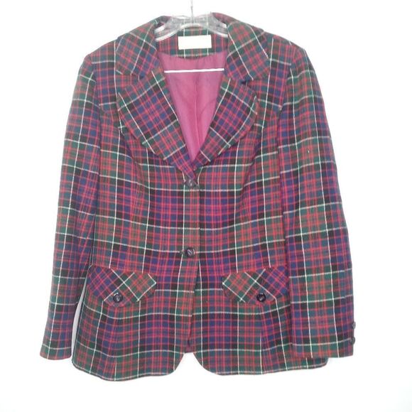 Pendleton plaid blazer size 16 - Picture 1 of 4